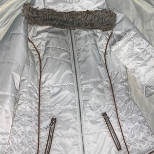 GUESS white winter coat